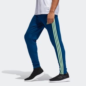blue green adidas pants